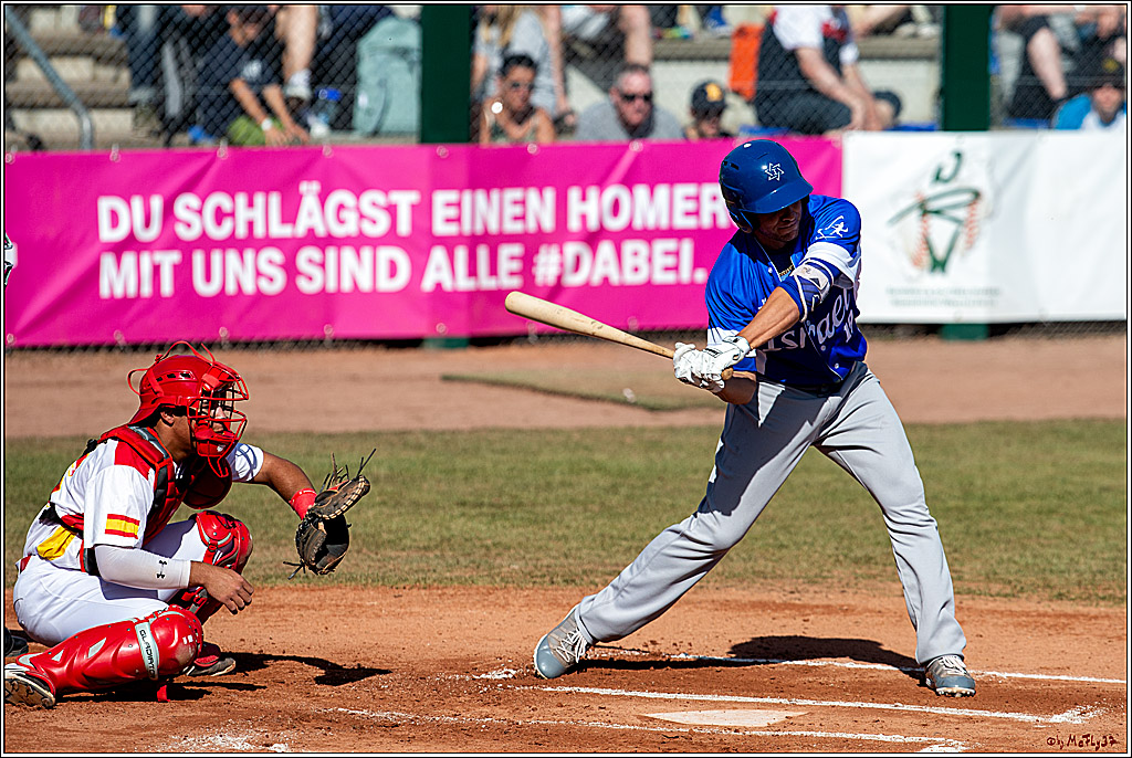 35. European-Championship-Baseball Israel vs. Spain; Bonn, 15.09.2019