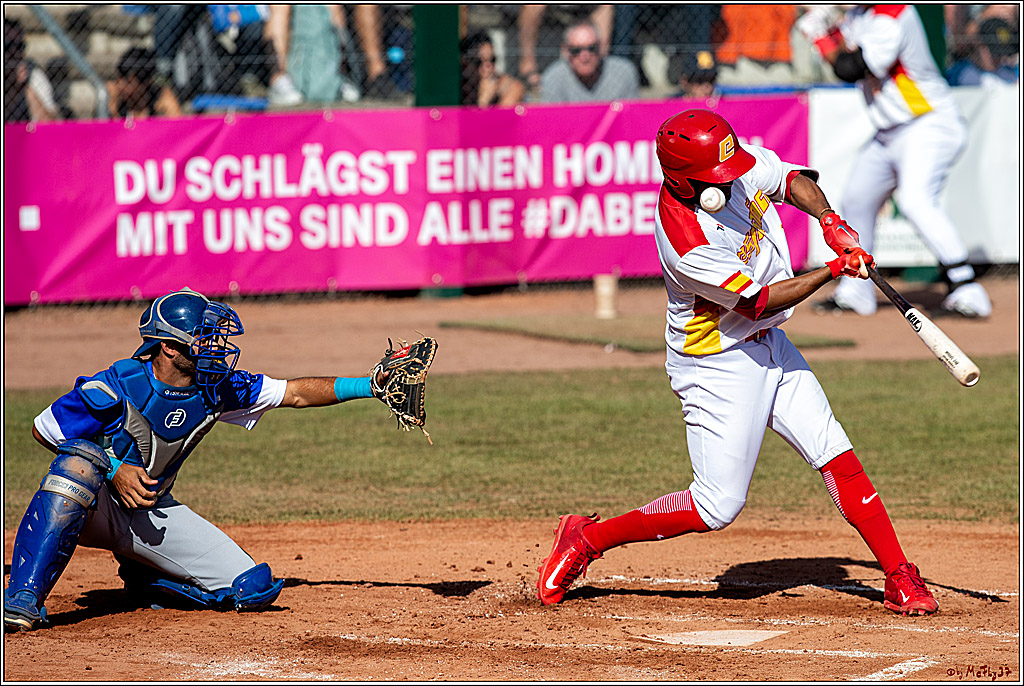 35. European-Championship-Baseball Israel vs. Spain; Bonn, 15.09.2019