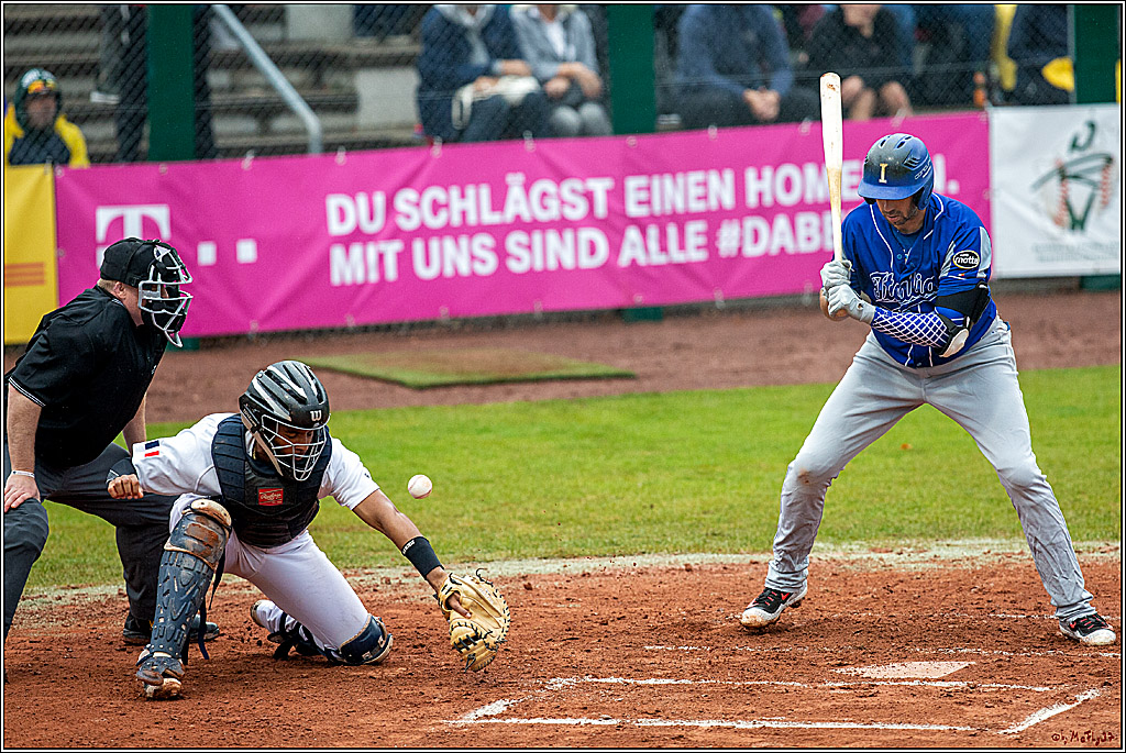 35. European-Championship-Baseball Italy-France 16-2, 07.09.2019
