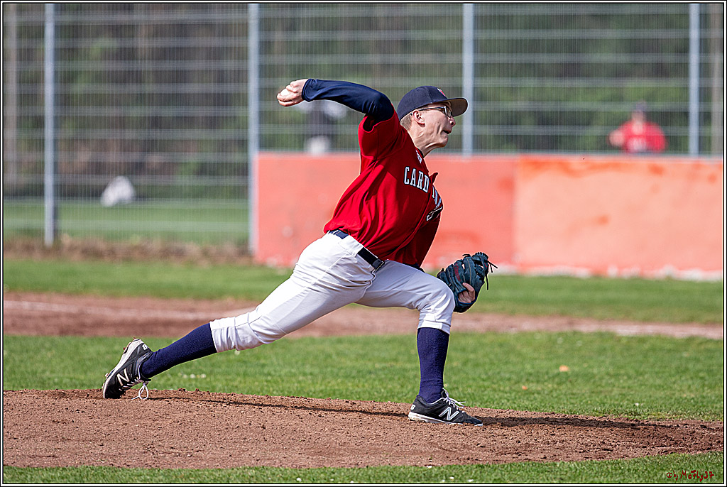 Bundesliga Baseball; Baseball - Cologne Cardinals - Solingen Alligators, 06.04.2019