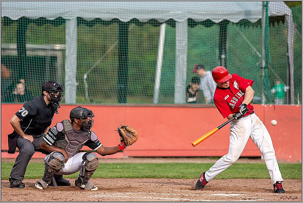 Bundesliga Baseball; Baseball - Cologne Cardinals - Solingen Alligators, 06.04.2019