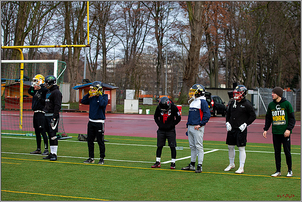 Trainingstag Cologne Crocodiles; Koeln, 08.01.2022