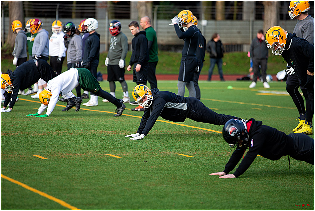 Trainingstag Cologne Crocodiles; Koeln, 08.01.2022