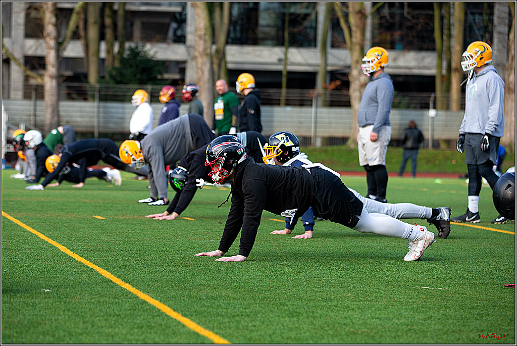 Trainingstag Cologne Crocodiles; Koeln, 08.01.2022