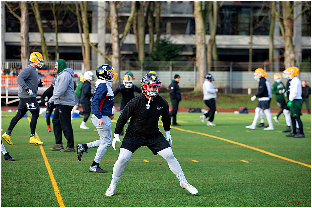 Trainingstag Cologne Crocodiles; Koeln, 08.01.2022