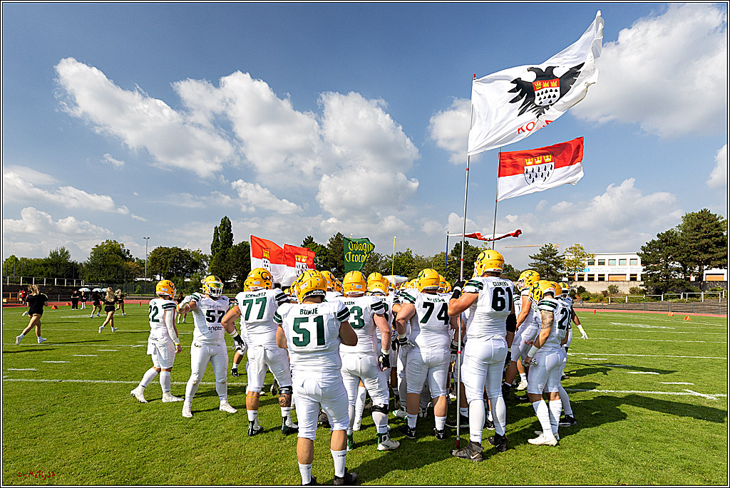 GFL, Düsseldorf Panther - Cologne Crocodiles; Düsseldorf, 20.08.2022