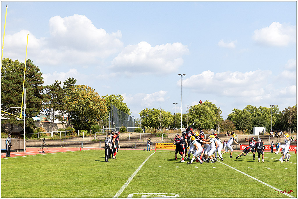 GFL, Düsseldorf Panther - Cologne Crocodiles; Düsseldorf, 20.08.2022