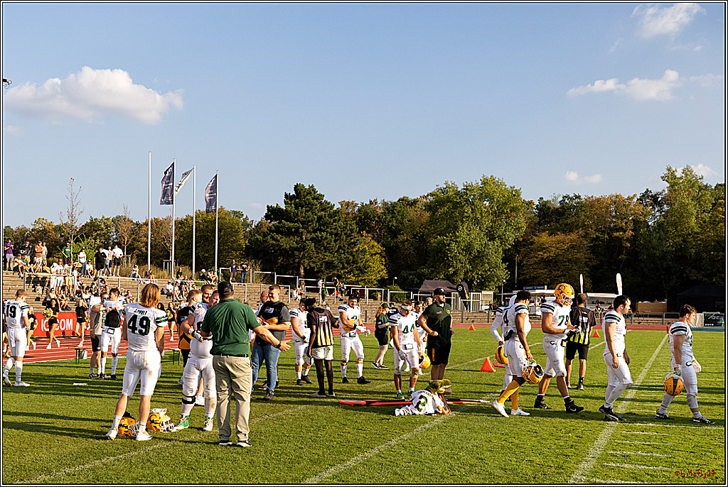 GFL, Düsseldorf Panther - Cologne Crocodiles; Düsseldorf, 20.08.2022