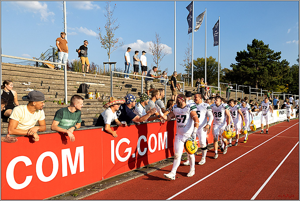 GFL, Düsseldorf Panther - Cologne Crocodiles; Düsseldorf, 20.08.2022