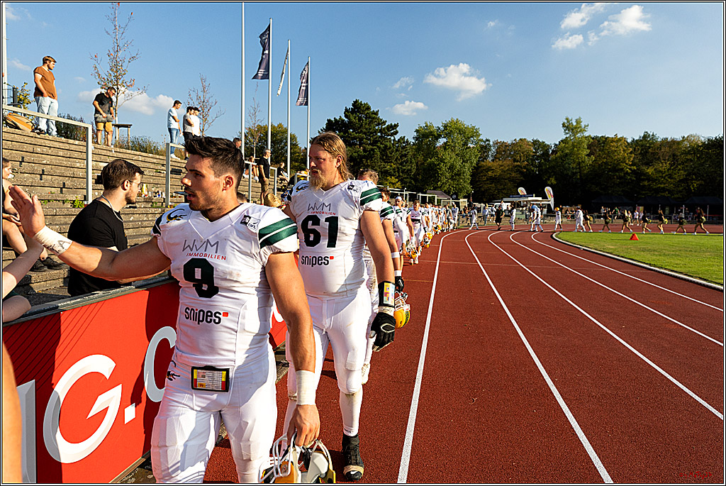 GFL, Düsseldorf Panther - Cologne Crocodiles; Düsseldorf, 20.08.2022