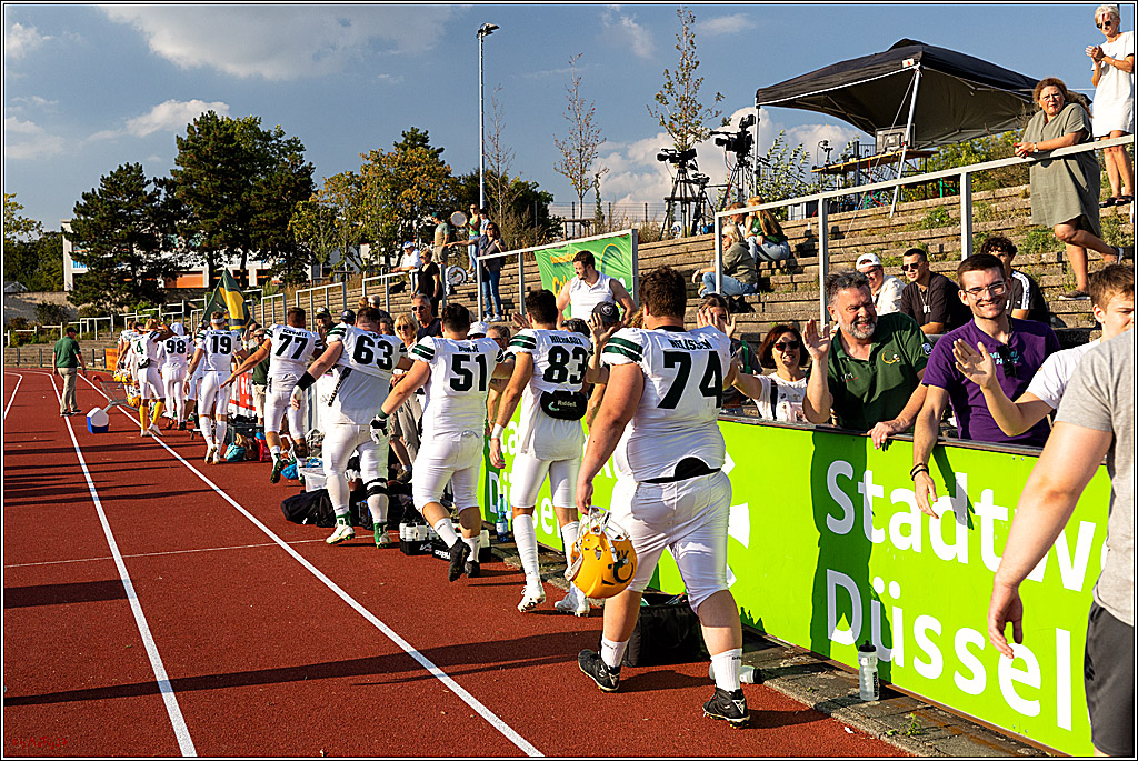 GFL, Düsseldorf Panther - Cologne Crocodiles; Düsseldorf, 20.08.2022