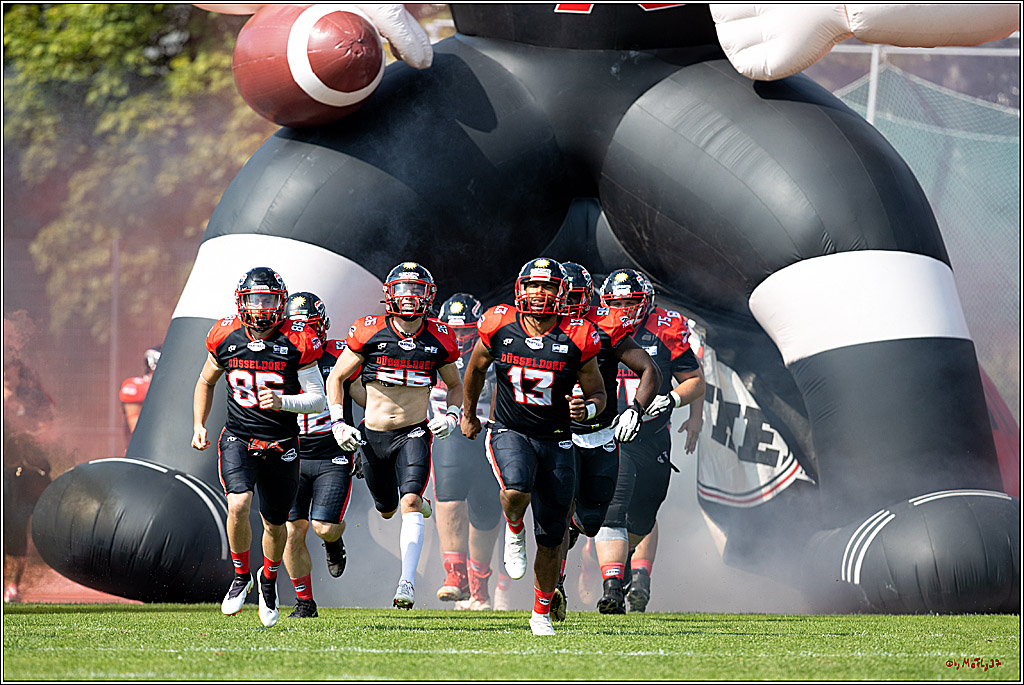 GFL, Düsseldorf Panther - Cologne Crocodiles; Düsseldorf, 20.08.2022
