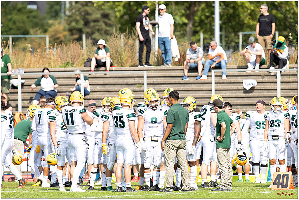 GFL, Düsseldorf Panther - Cologne Crocodiles; Düsseldorf, 20.08.2022