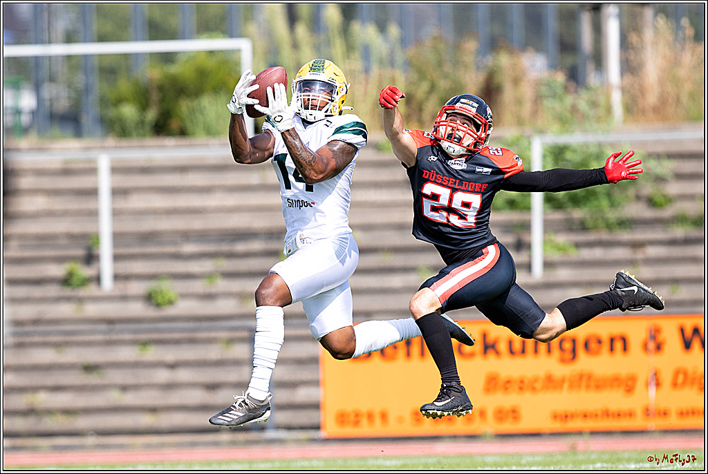GFL, Düsseldorf Panther - Cologne Crocodiles; Düsseldorf, 20.08.2022