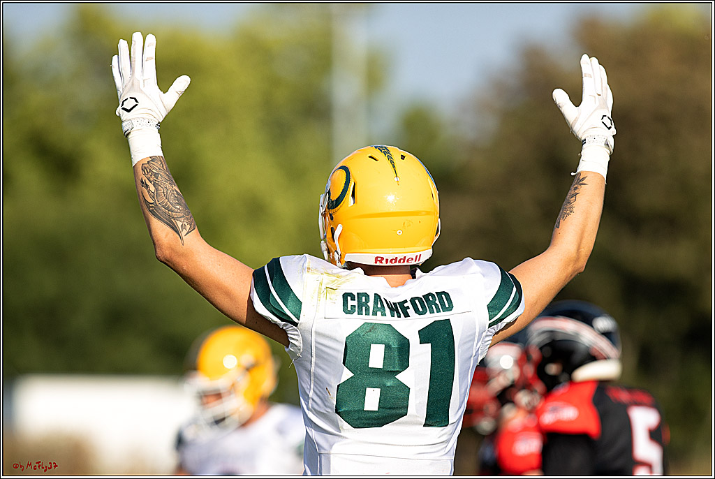 GFL, Düsseldorf Panther - Cologne Crocodiles; Düsseldorf, 20.08.2022