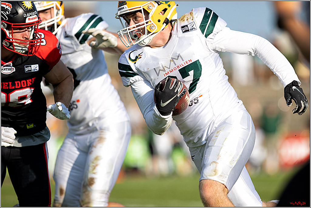 GFL, Düsseldorf Panther - Cologne Crocodiles; Düsseldorf, 20.08.2022