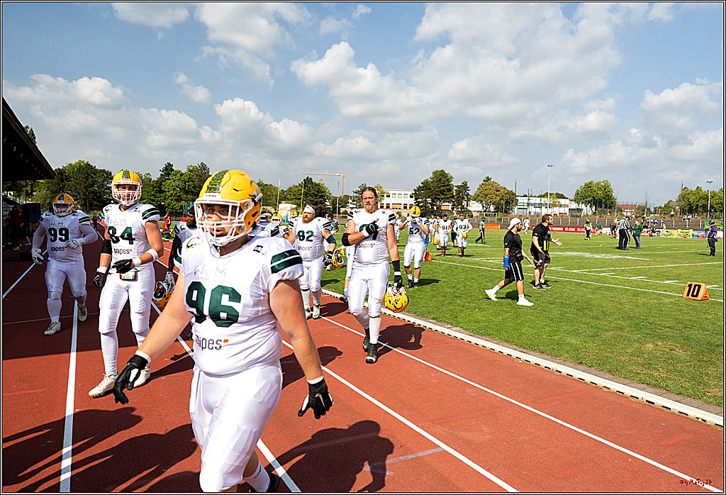 GFL, Düsseldorf Panther - Cologne Crocodiles; Düsseldorf, 20.08.2022