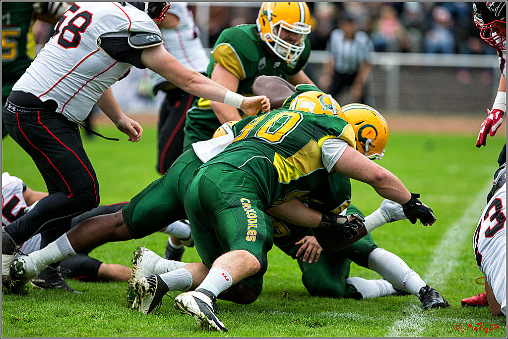 Rueckspiel Relegationsspiel Cologne Crocodiles Duesseldorfer Panther 24-0 2.9.2016