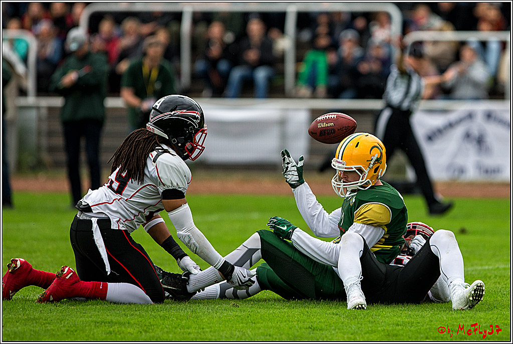 Rueckspiel Relegationsspiel Cologne Crocodiles Duesseldorfer Panther 24-0 2.9.2016