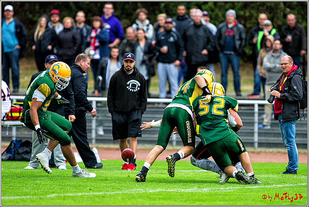 Rueckspiel Relegationsspiel Cologne Crocodiles Duesseldorfer Panther 24-0 2.9.2016