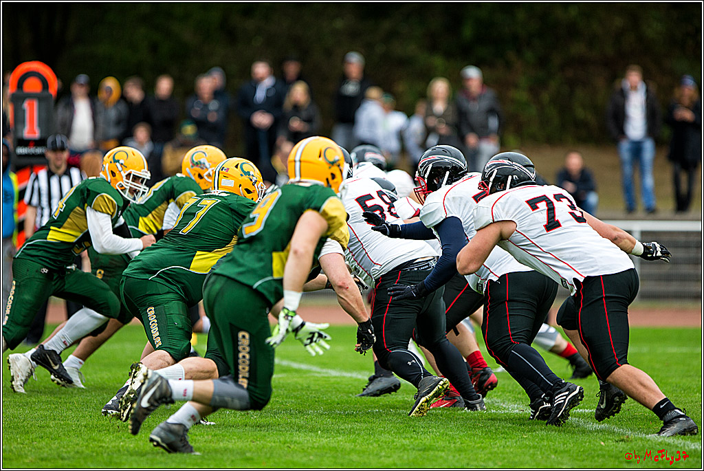Rueckspiel Relegationsspiel Cologne Crocodiles Duesseldorfer Panther 24-0 2.9.2016