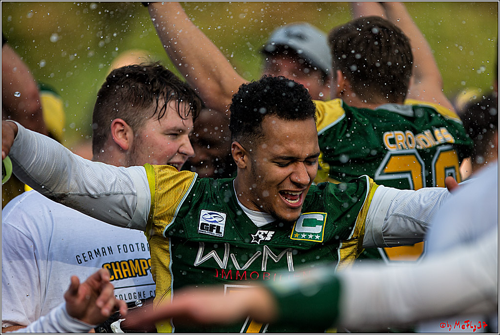 Rueckspiel Relegationsspiel Cologne Crocodiles Duesseldorfer Panther 24-0 2.9.2016