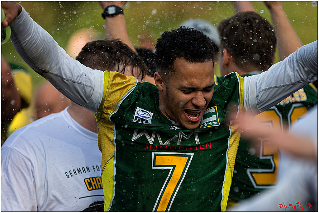 Rueckspiel Relegationsspiel Cologne Crocodiles Duesseldorfer Panther 24-0 2.9.2016