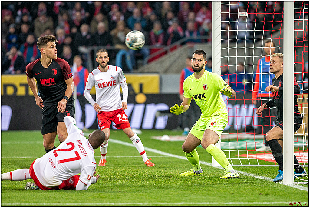 1. Fussball-Bundesliga; 1. FC Koeln - FC Augsburg,, 30.11.2019