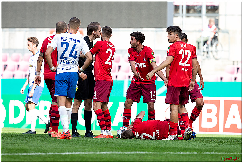 1. Runde des DFB-Pokals, VSG Altglienicke - 1.FC Koeln , 12.09.2020