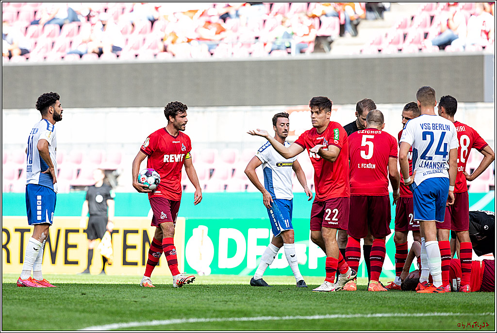 1. Runde des DFB-Pokals, VSG Altglienicke - 1.FC Koeln , 12.09.2020