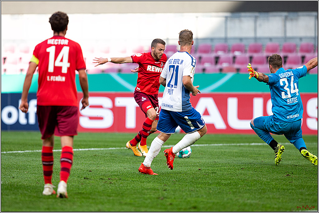 1. Runde des DFB-Pokals, VSG Altglienicke - 1.FC Koeln , 12.09.2020