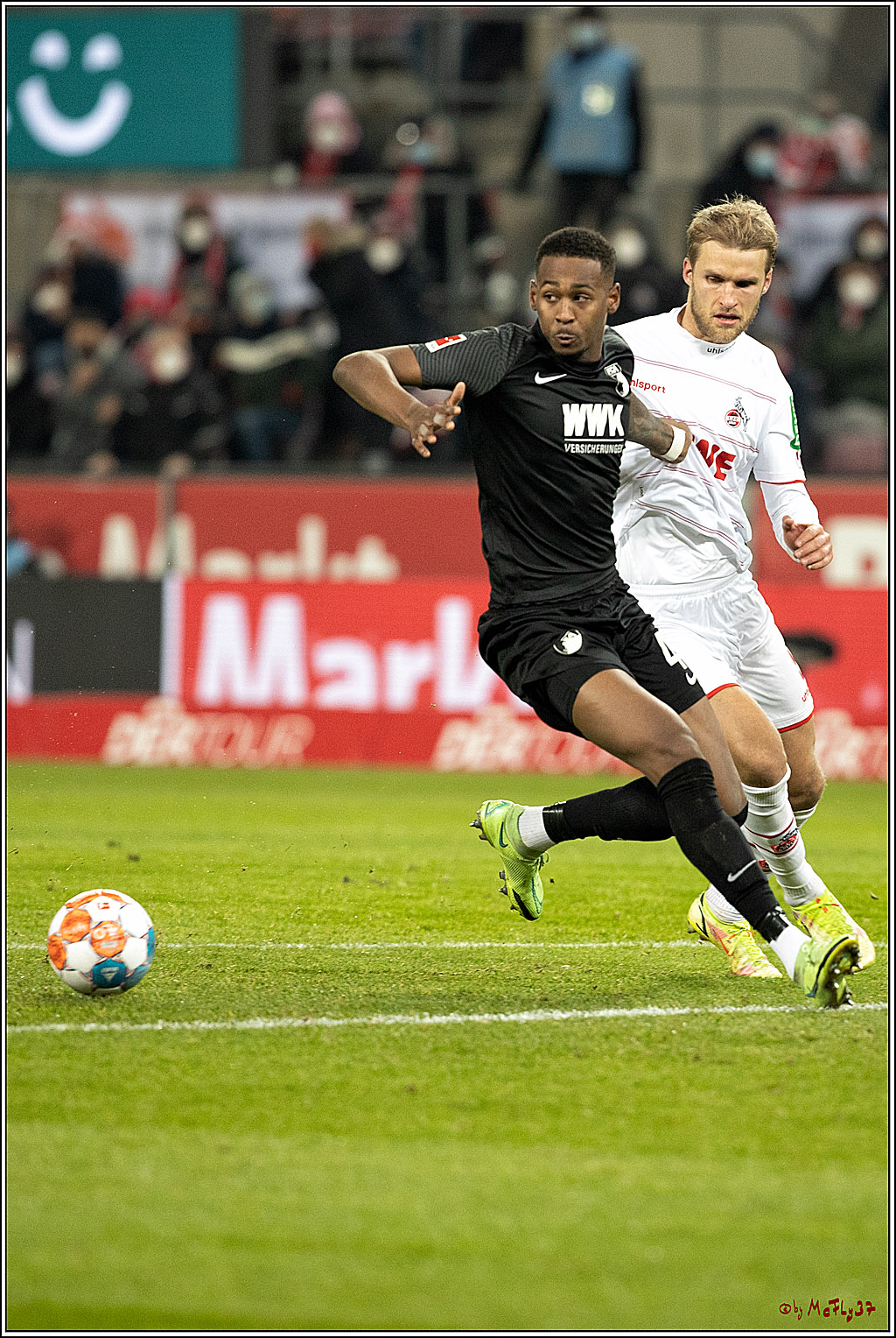 1. Fussball Bundesliga; 1.FC Koeln - FC Augsburg, 10.12.2021