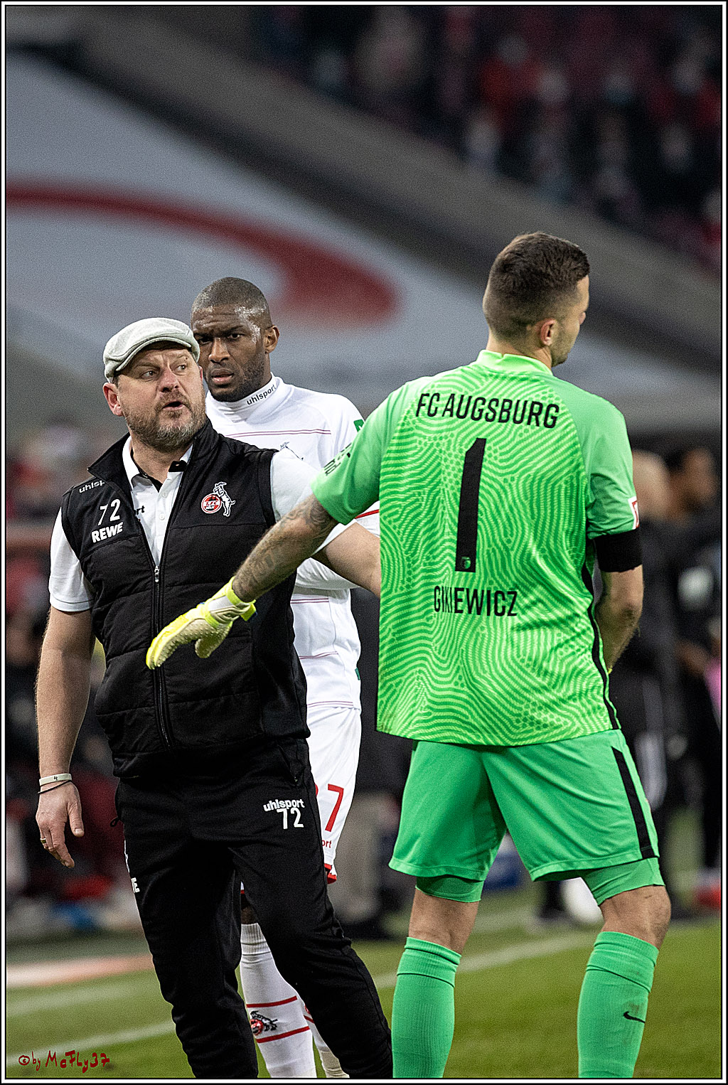 1. Fussball Bundesliga; 1.FC Koeln - FC Augsburg, 10.12.2021