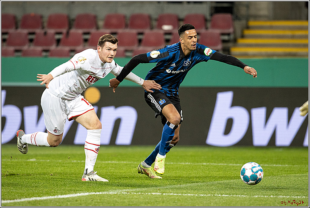 DFB-Pokal Herren Achtelfinale, 1.FC Koeln - Hamburger SV , 18.01.2022
