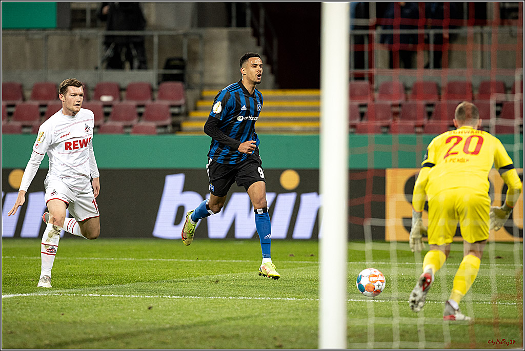 DFB-Pokal Herren Achtelfinale, 1.FC Koeln - Hamburger SV , 18.01.2022