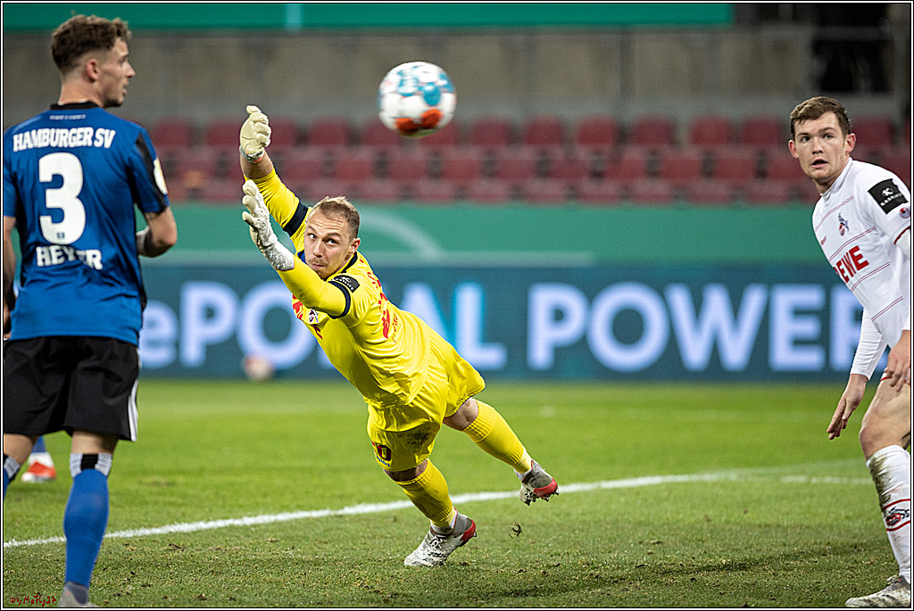 DFB-Pokal Herren Achtelfinale, 1.FC Koeln - Hamburger SV , 18.01.2022