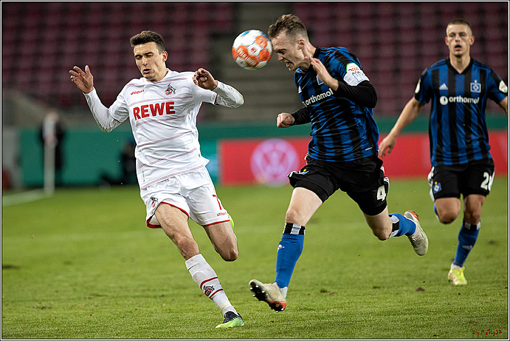 DFB-Pokal Herren Achtelfinale, 1.FC Koeln - Hamburger SV , 18.01.2022