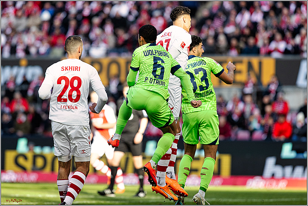 1. Fußball Bundesliga, 1.FC Köln - VfL Wolfsburg, 25.02.2023