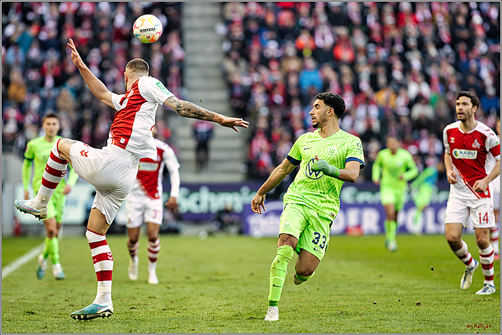 1. Fußball Bundesliga, 1.FC Köln - VfL Wolfsburg, 25.02.2023