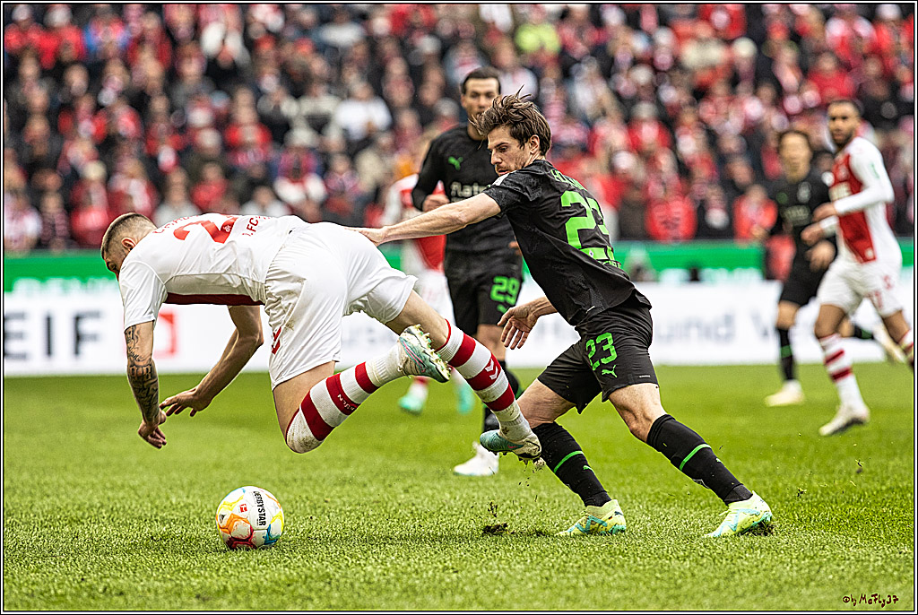 1. Fussball Bundesliga, 1.FC Koeln - Borussia Moenchengladbach, 02.04.2023