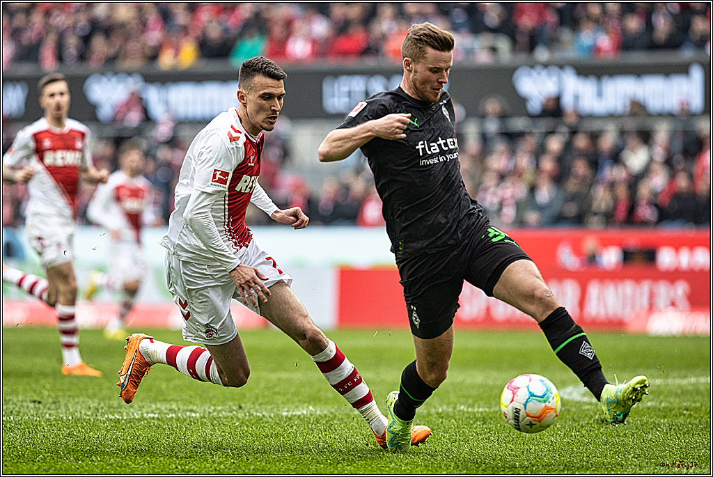 1. Fussball Bundesliga, 1.FC Koeln - Borussia Moenchengladbach, 02.04.2023