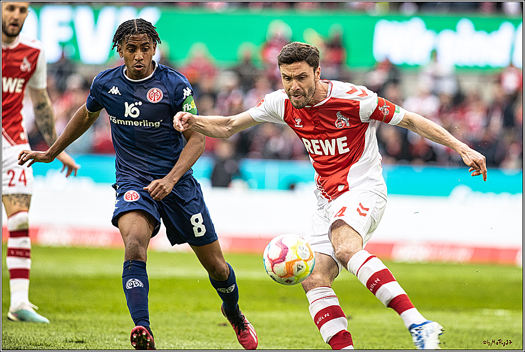 1. Fussball Bundesliga, 1.FC Koeln - 1.FSV Mainz 05 , 15.04.2023