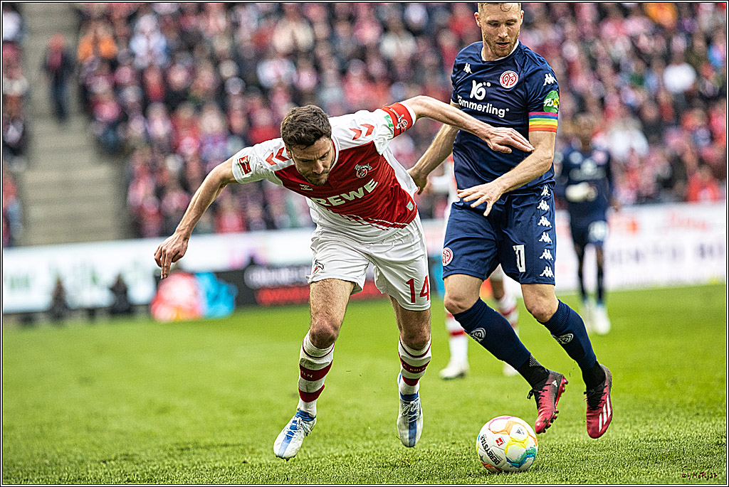 1. Fussball Bundesliga, 1.FC Koeln - 1.FSV Mainz 05 , 15.04.2023