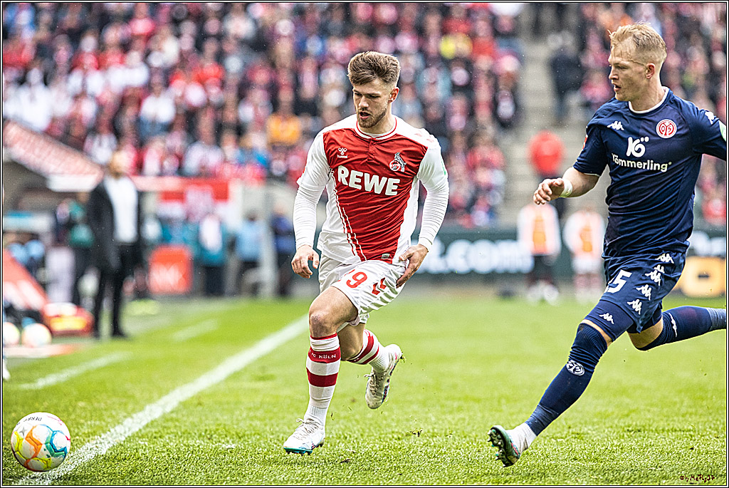 1. Fussball Bundesliga, 1.FC Koeln - 1.FSV Mainz 05 , 15.04.2023