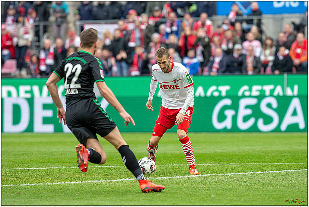 Fussball 2.Bundesliga, 1.FC Koeln - SpVgg Greuther Fuerth, 01.12.2018