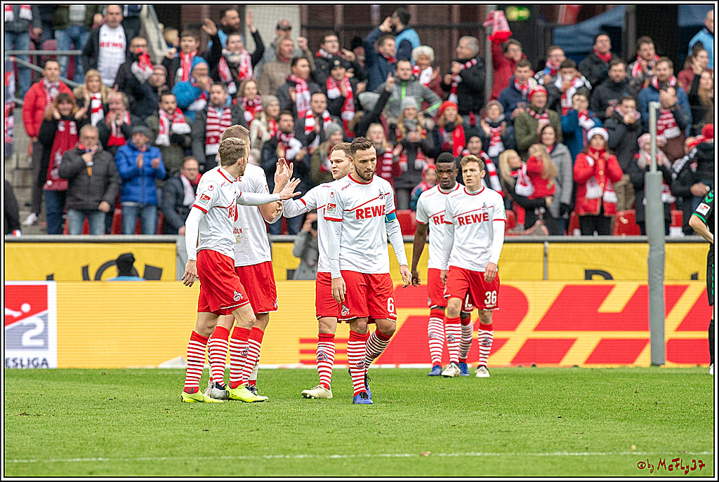 Fussball 2.Bundesliga, 1.FC Koeln - SpVgg Greuther Fuerth, 01.12.2018