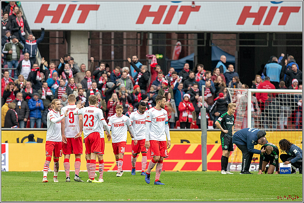 Fussball 2.Bundesliga, 1.FC Koeln - SpVgg Greuther Fuerth, 01.12.2018