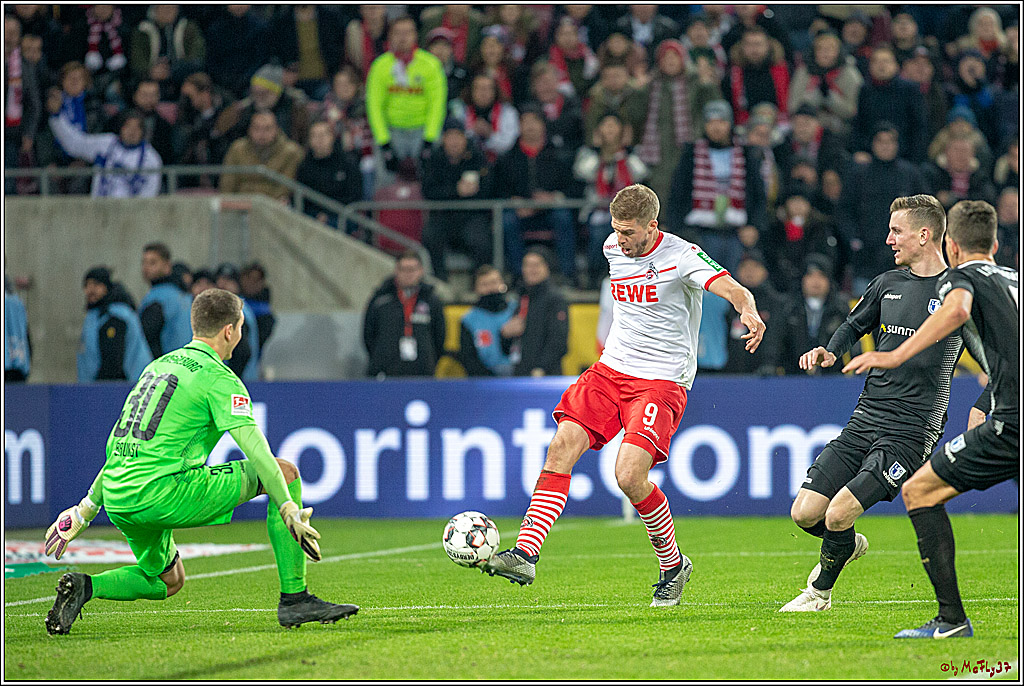 Fussball 2.Bundesliga, 1.FC Koeln - 1.FC Magdeburg, 17.12.2018