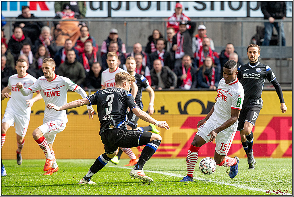 Fussball 2.Bundesliga, 1.FC Koeln - DSC Arminia Bielefeld, 09.03.2019