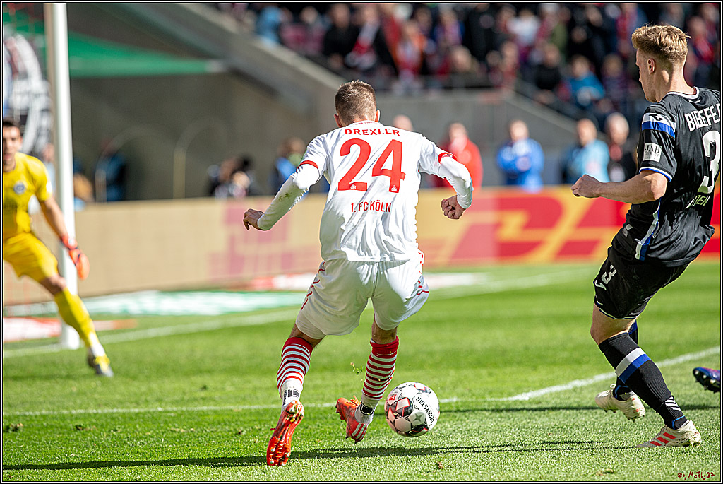 Fussball 2.Bundesliga, 1.FC Koeln - DSC Arminia Bielefeld, 09.03.2019